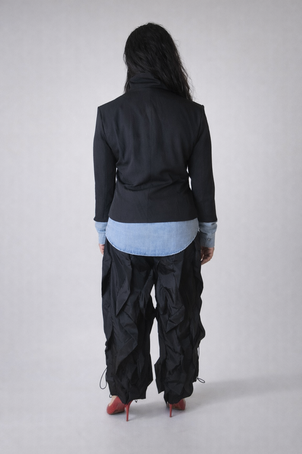 Layered Luxe Blazer Shirt Jacket